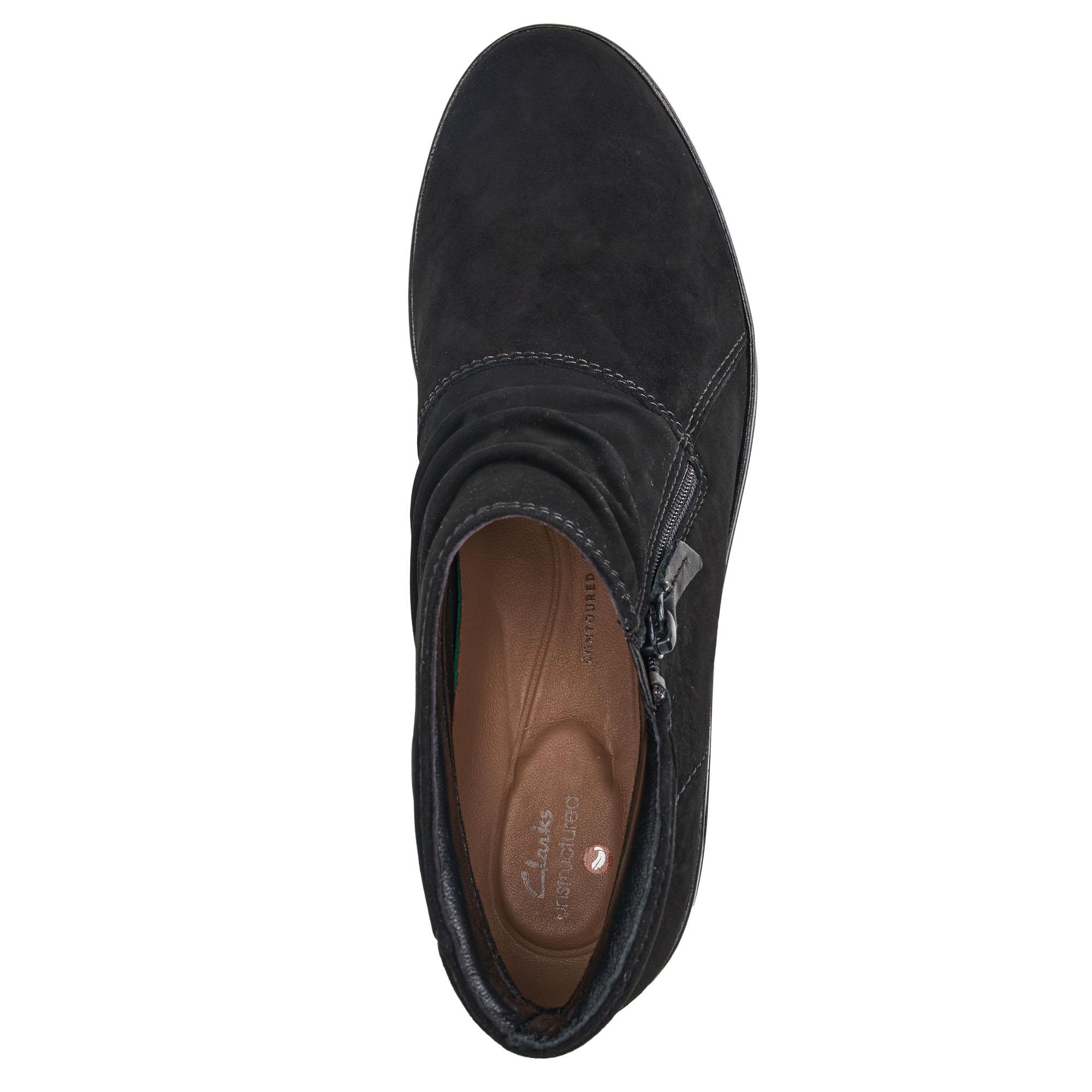

Женские ботинки на молнии Clarks (Shaylin Up 26162683), черные, Черный