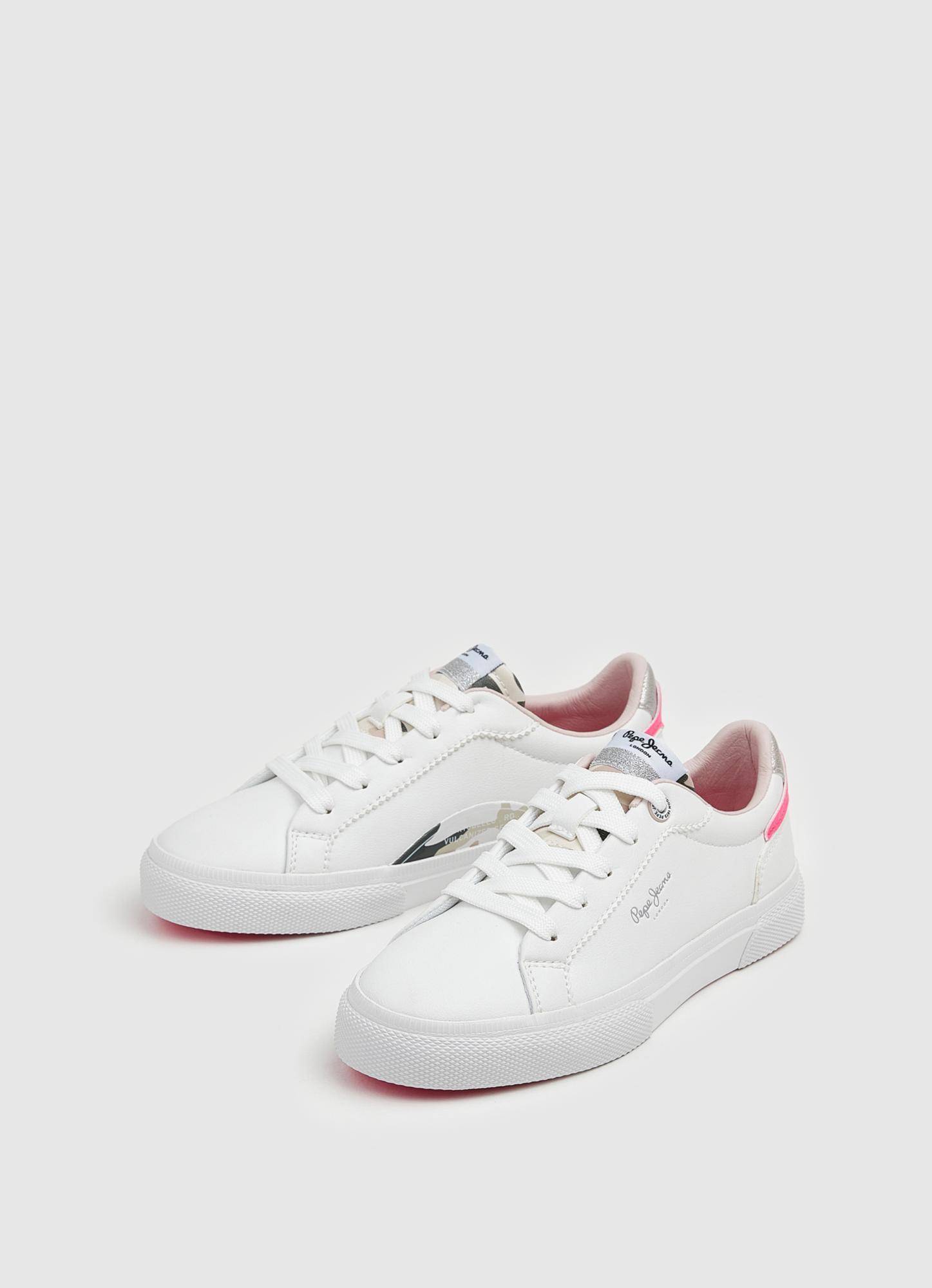 

Детские кеды Pepe Jeans London (KENTON BASIC GIRL s_PGS30549), белые, Белый