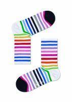 Rainbow Stripe 3/4 Crew Sock ATSTR14 - Rainbow Stripe 3/4 Crew Sock ATSTR14