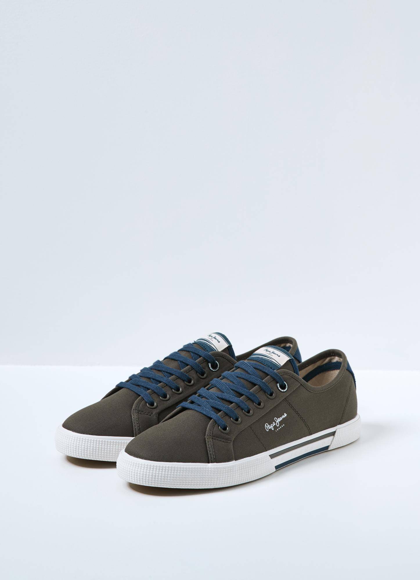 

Мужские кеды Pepe Jeans London (BRADY MEN BASIC PMS30816), зеленые, Зеленый