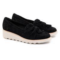 Женские лоферы Clarks(Sharon Dasher 26147632), черные, арт: 26147632