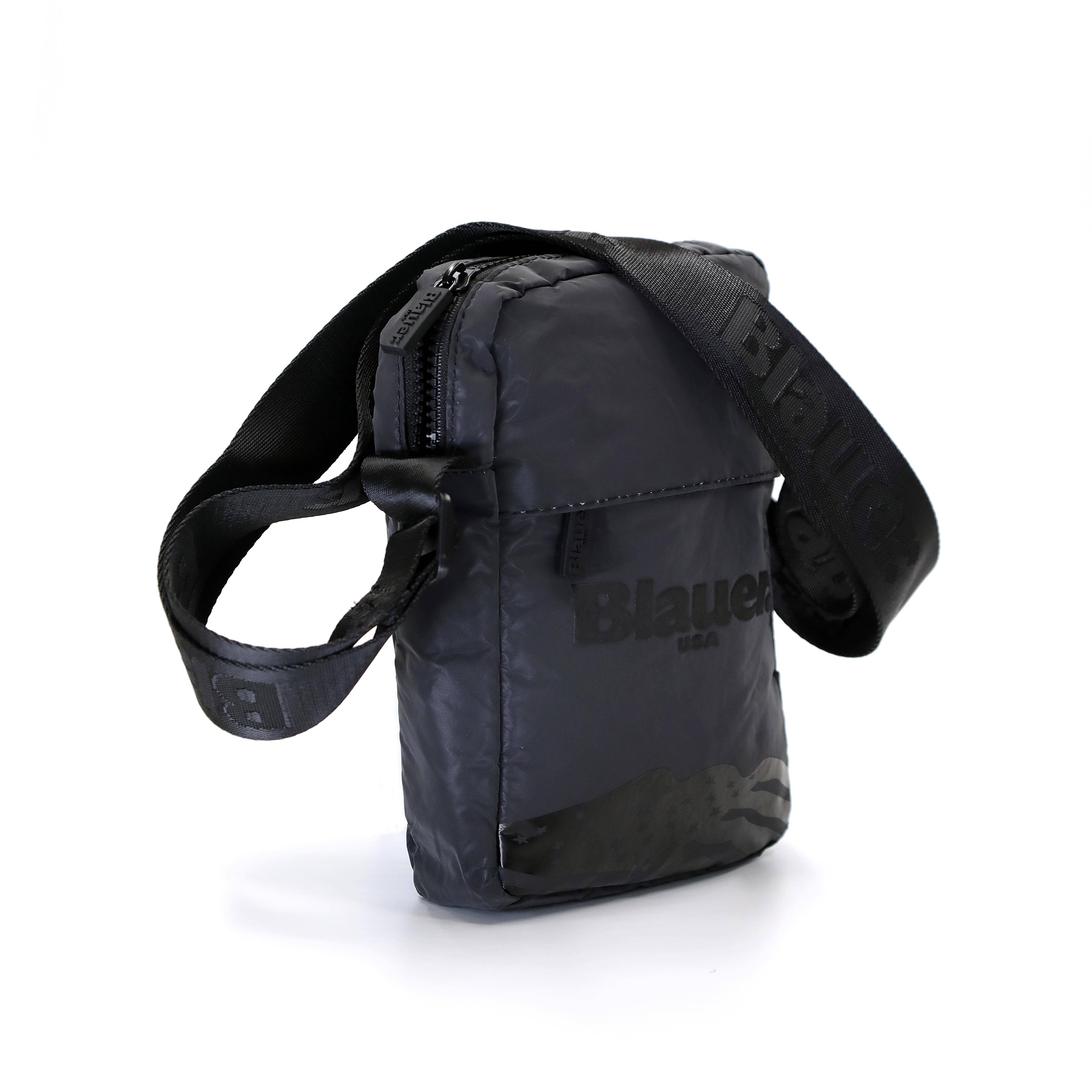 Мужская сумка Blauer, черная, цвет черный, размер ONE SIZE - фото 2