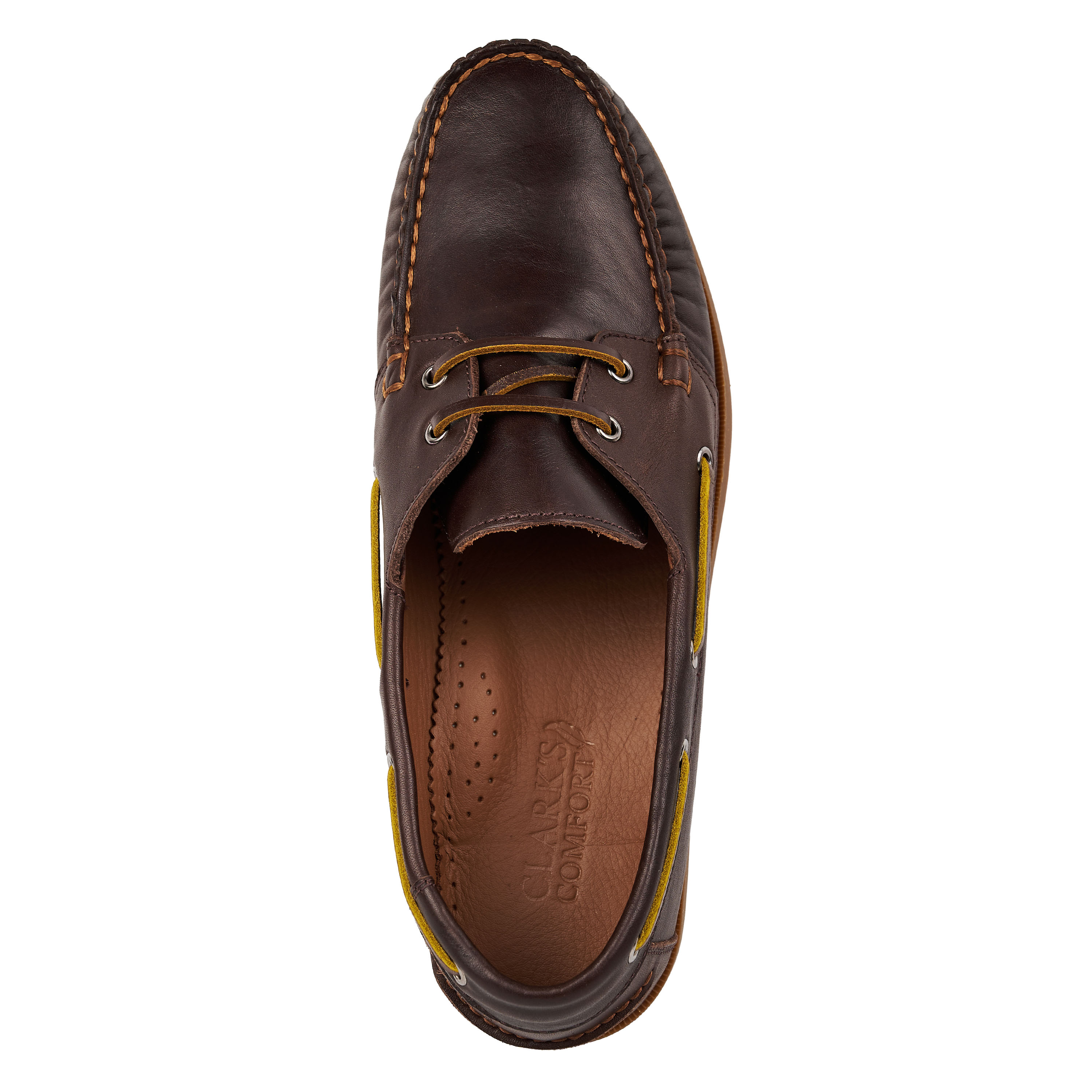 

Мужские мокасины Clarks, коричневые, Коричневый