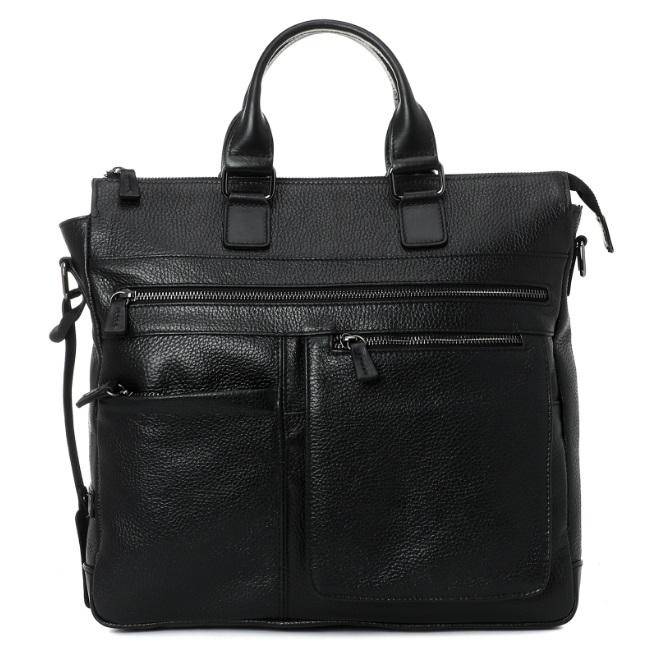 Мужская городская сумка GEORGE KINI BAGS, черная