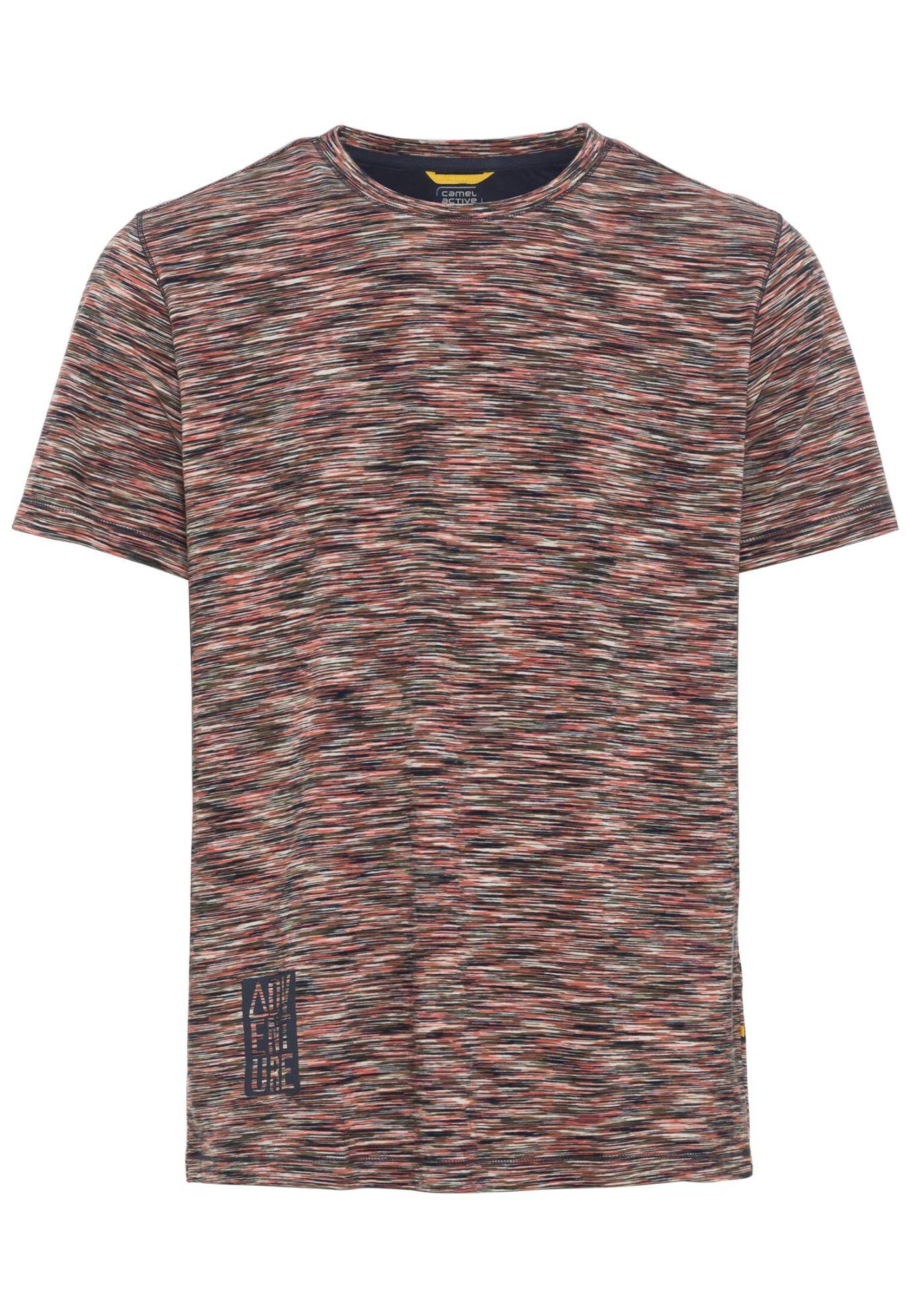 Мужская футболка Camel Active, коралловая, цвет коралловый, размер 46 - фото 1