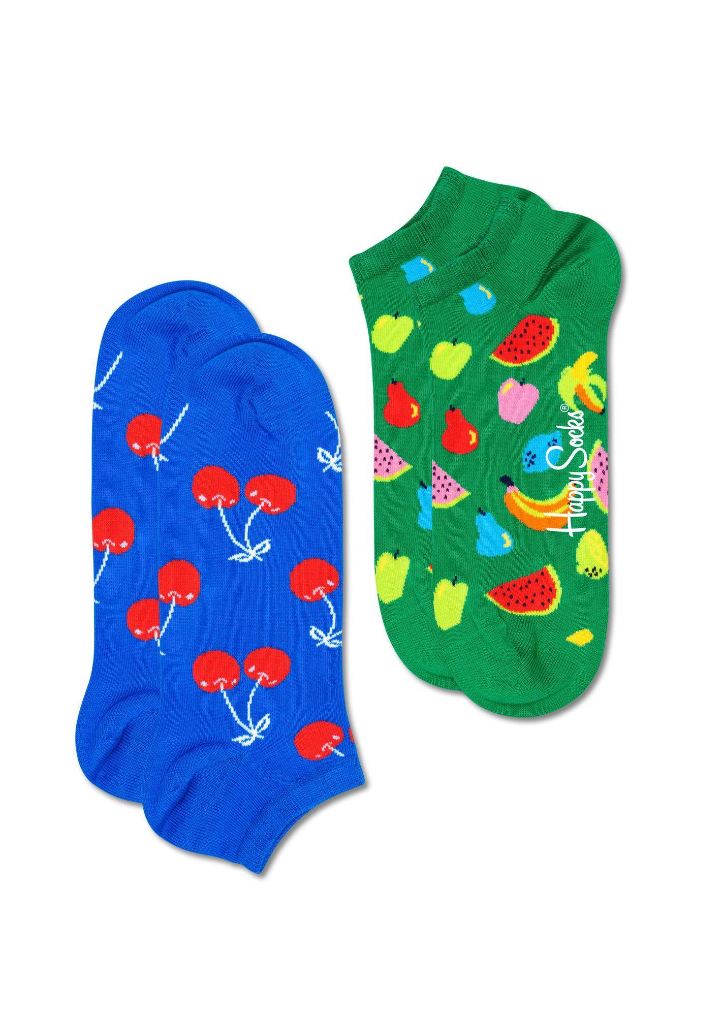 Носки Happy socks 2-Pack Fruit Low Sock FRU02 6300, размер 25 - фото 1