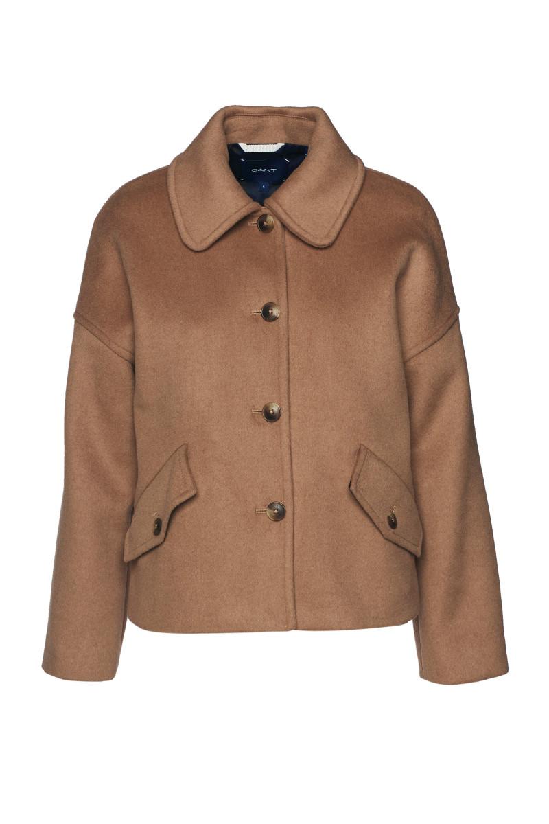 Женская куртка-рубашка Gant, коричневая