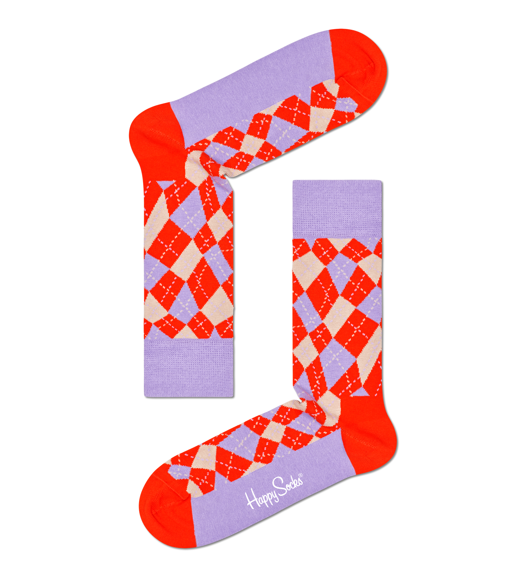 Носки Happy socks Distorted Argyle Sock DIA01 2700, размер 29