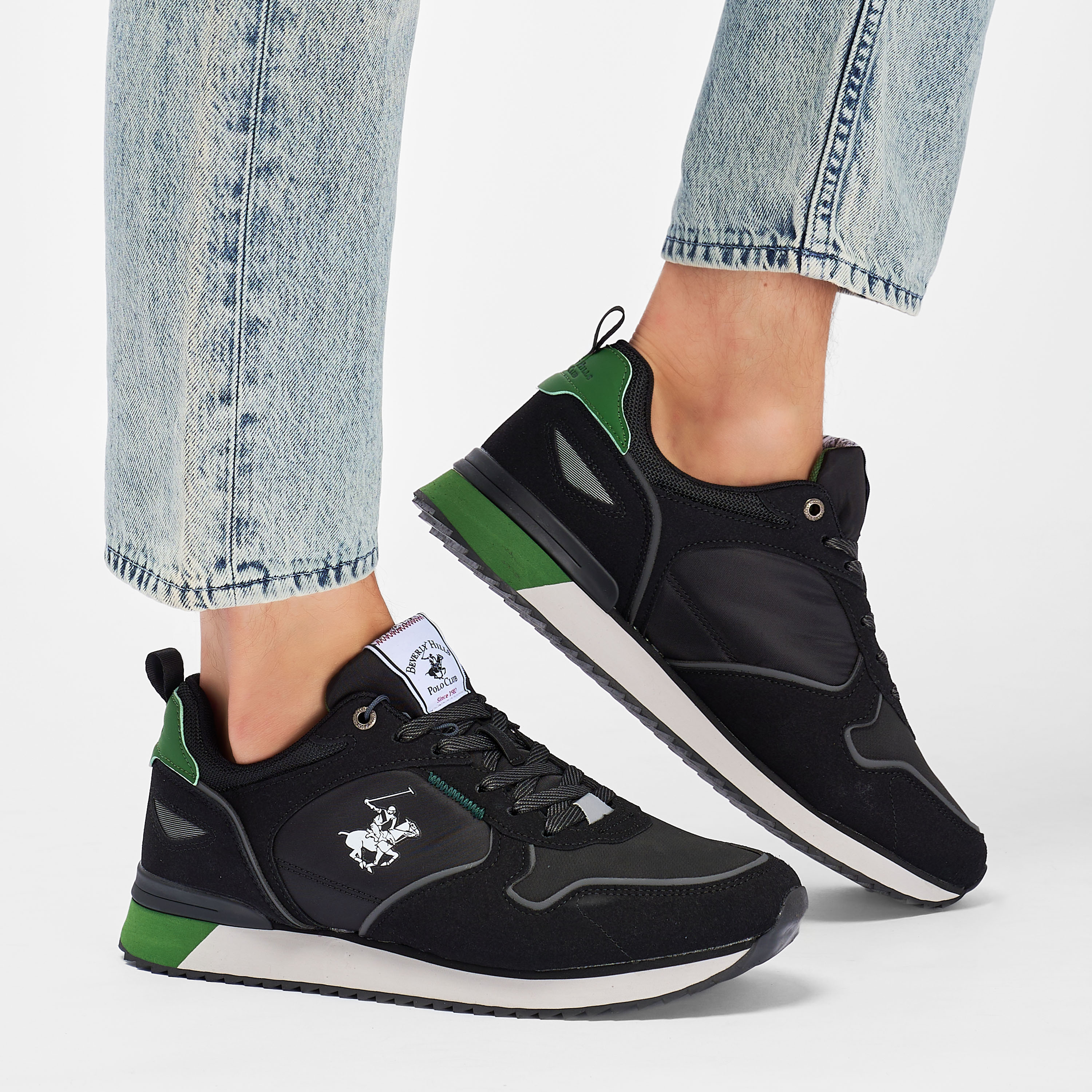 

Мужские кроссовки Beverly Hills Polo Club, черные, Черный