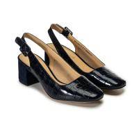 Женские туфли с закрытым мыском/открытой пяткой Clarks(Sheer Violet 26147877), синие, арт: 26147877