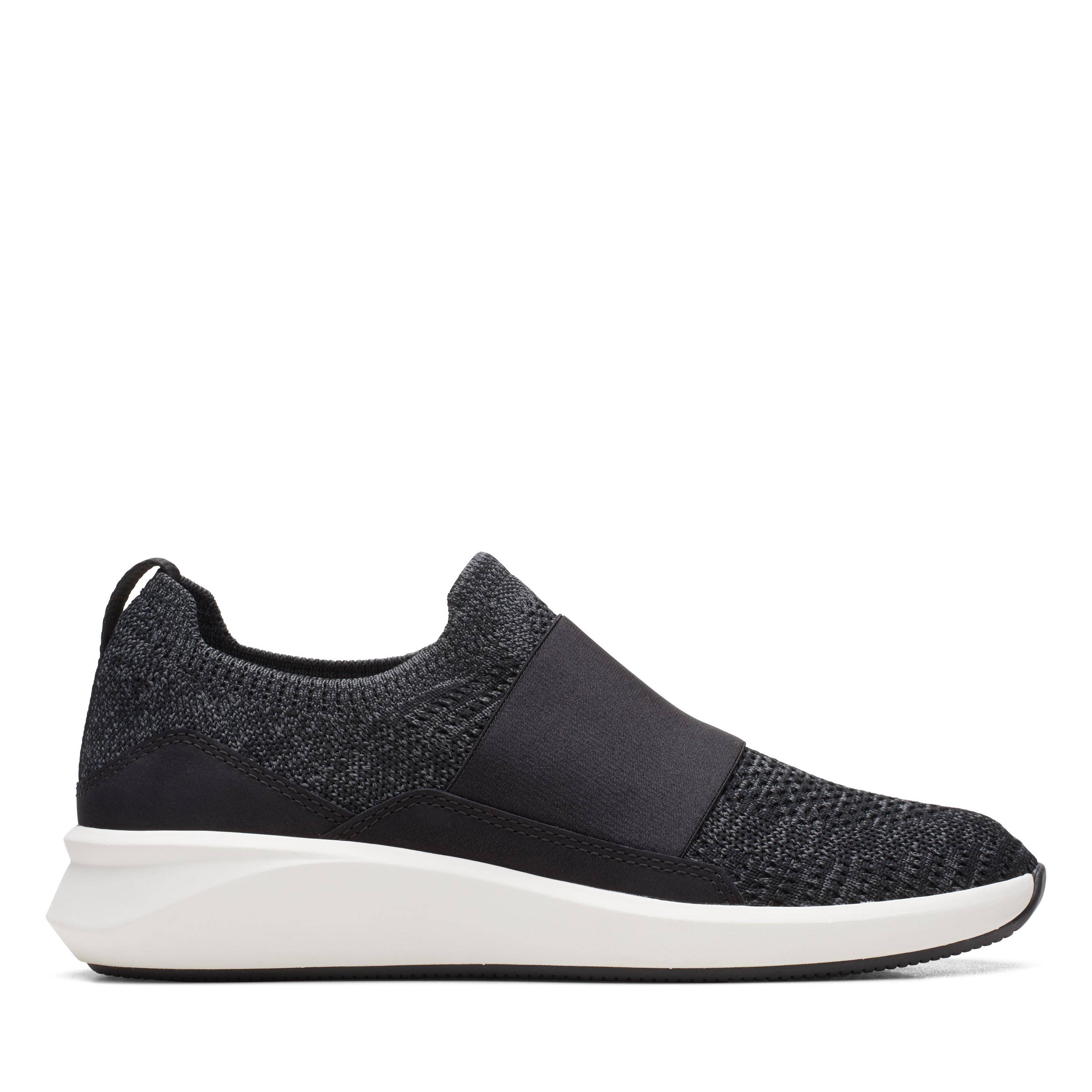 

Женские кроссовки Clarks, черные, Черный