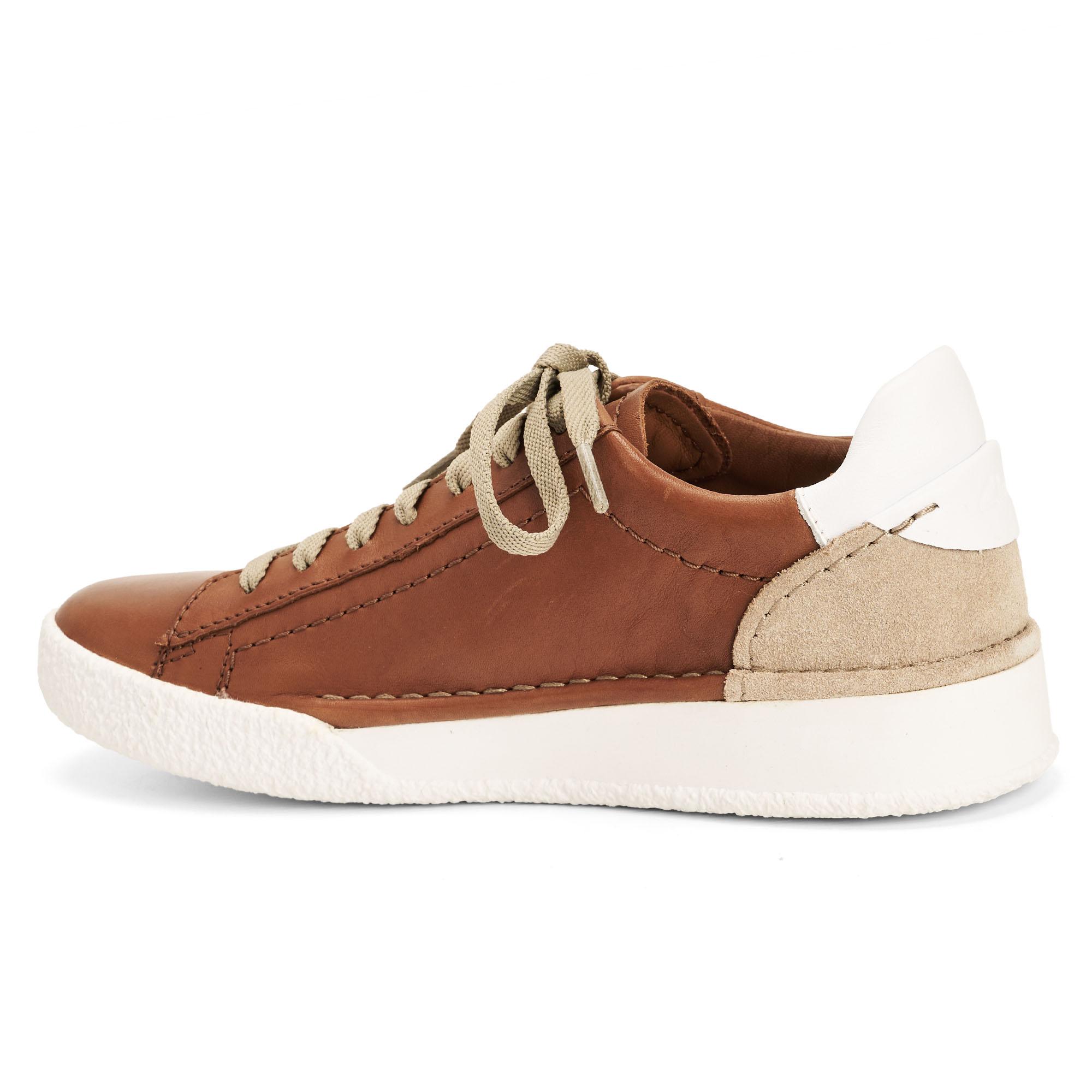 

Женские кеды Clarks, коричневые, Коричневый