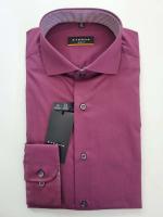  8424-58-F142 - Мужская рубашка ETERNA, тёмно-красная