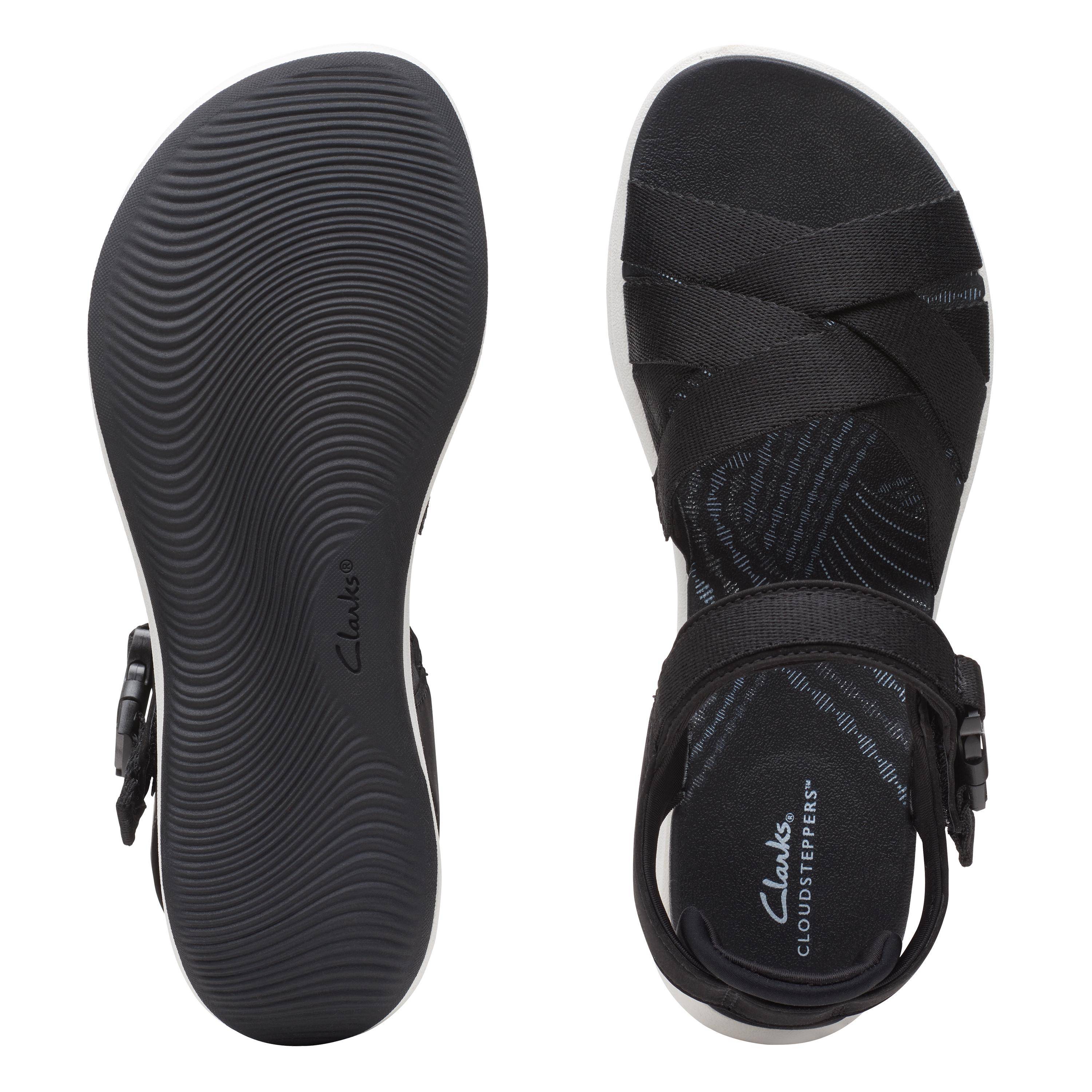 Женские сандалии Clarks (Mira Tide 26165341), черные, цвет черный, размер 37 - фото 7