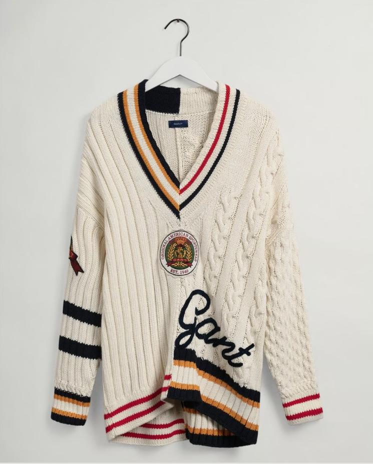 

Мужской пуловер Gant, белый