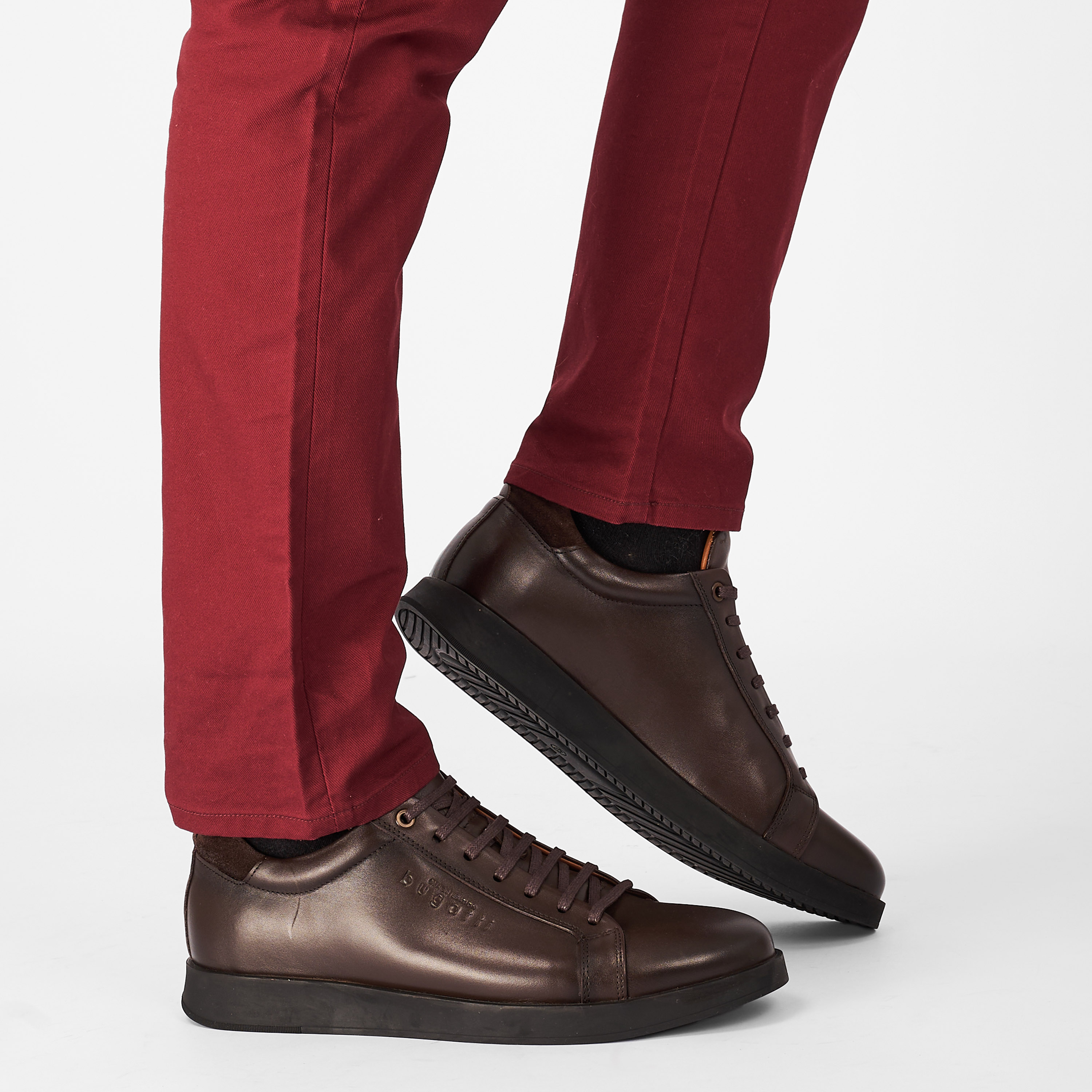 

Мужские кеды Bugatti, коричневые, Коричневый