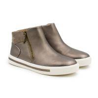 Женские высокие кеды Clarks, бронзовые, арт: 26152002