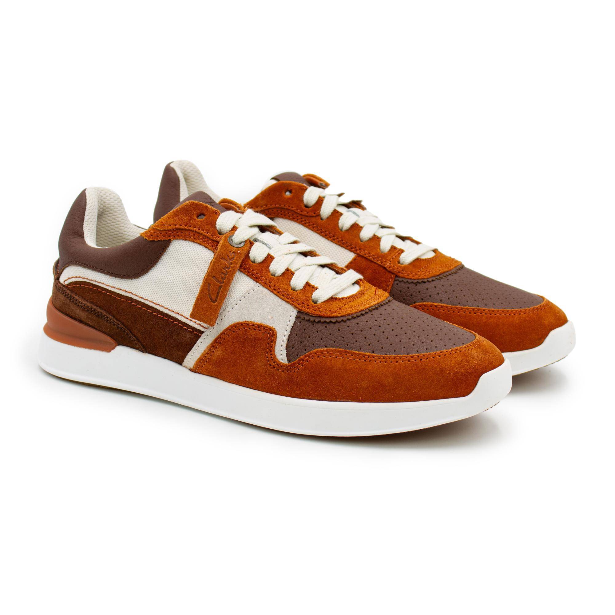 Мужские кроссовки Clarks (RaceLite Tor 26164295), оранжевые оранжевого цвета