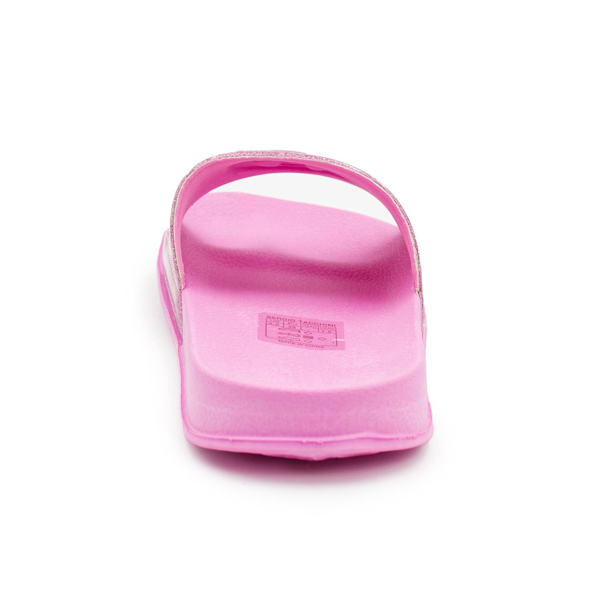 Женские сланцы Sergio Tacchini (REMIX GLITTER STW219006), розовые, цвет розовый, размер 41 - фото 4
