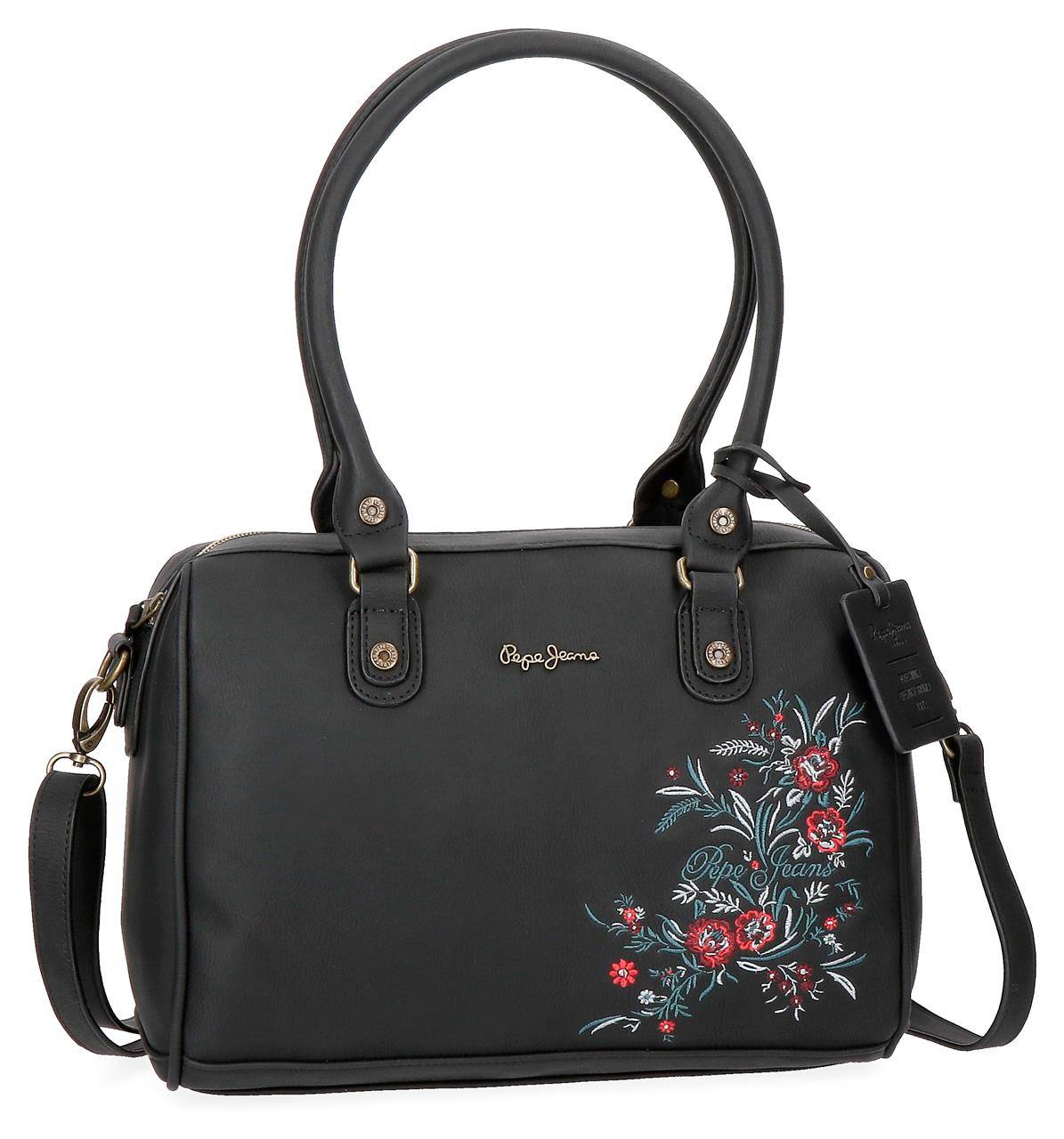 

Женская сумка хэнд Pepe Jeans Bags, черная, Черный