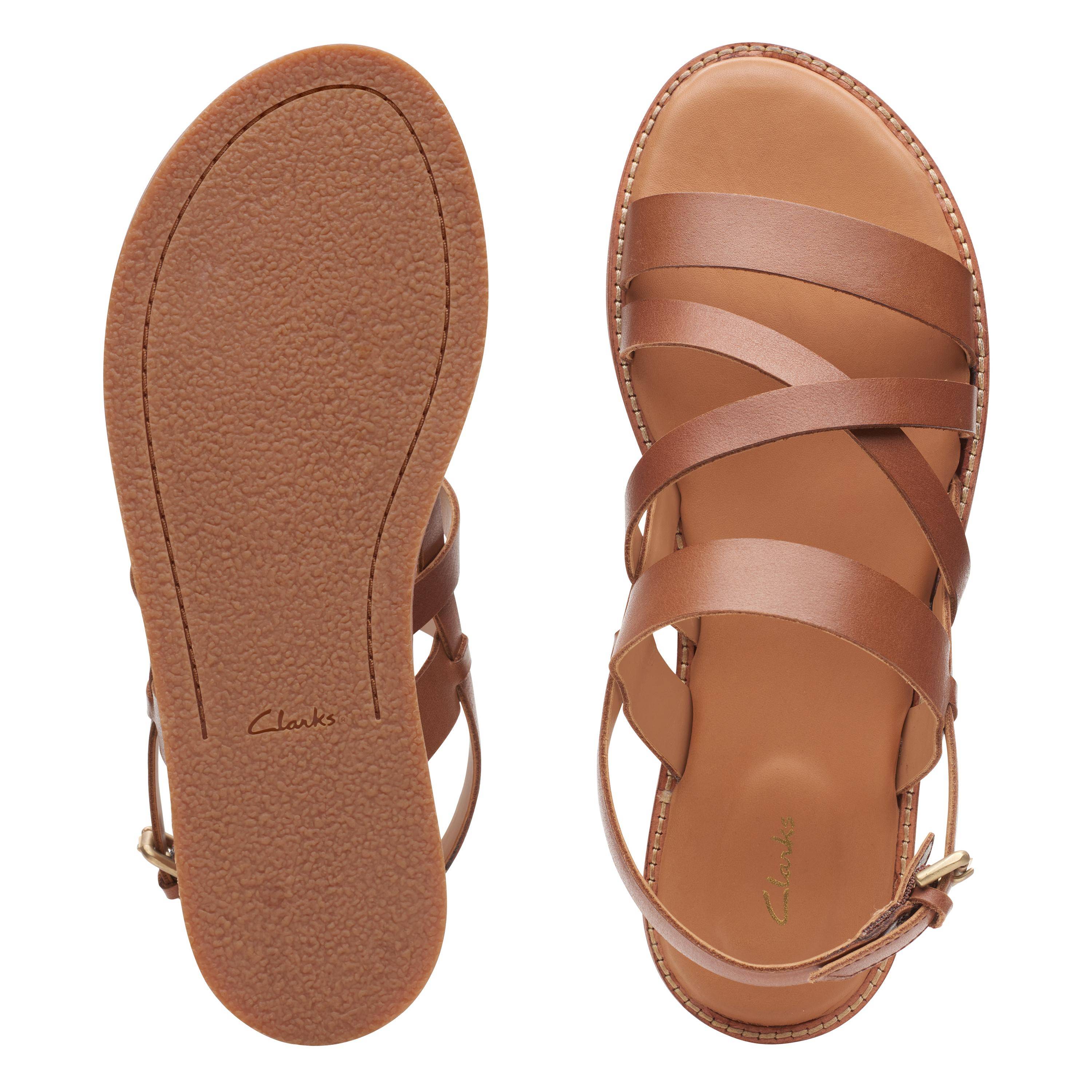 

Женские сандалии Clarks (Karsea Sun 26166018), коричневые, Коричневый