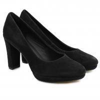 Женские туфли-лодочки Clarks, черные, арт: 26155491