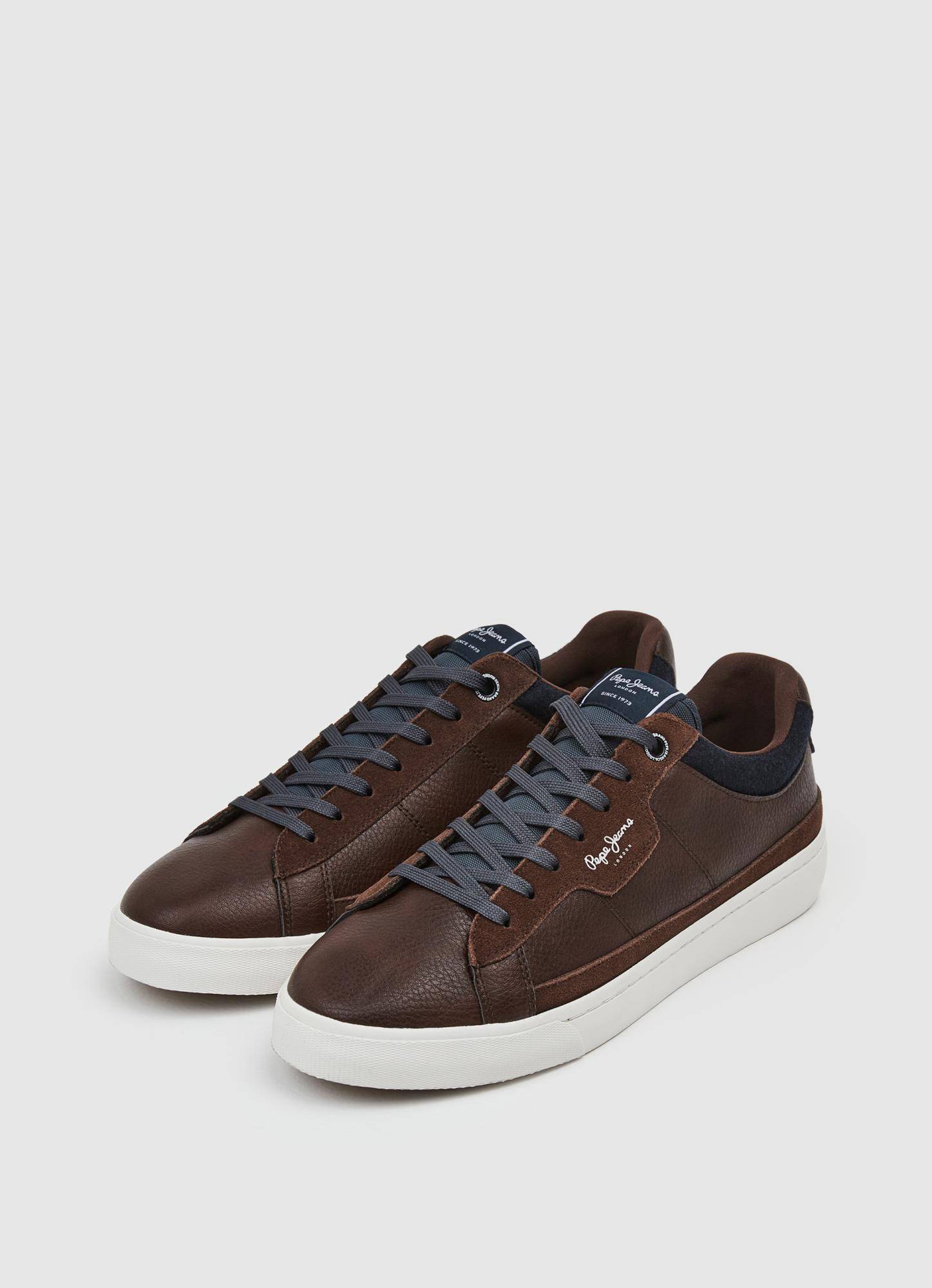 

Мужские кеды Pepe Jeans London (BARRY SMART s_PMS30881), коричневые, Коричневый