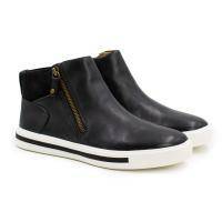 Женские высокие кеды Clarks, черные, арт: 26152004