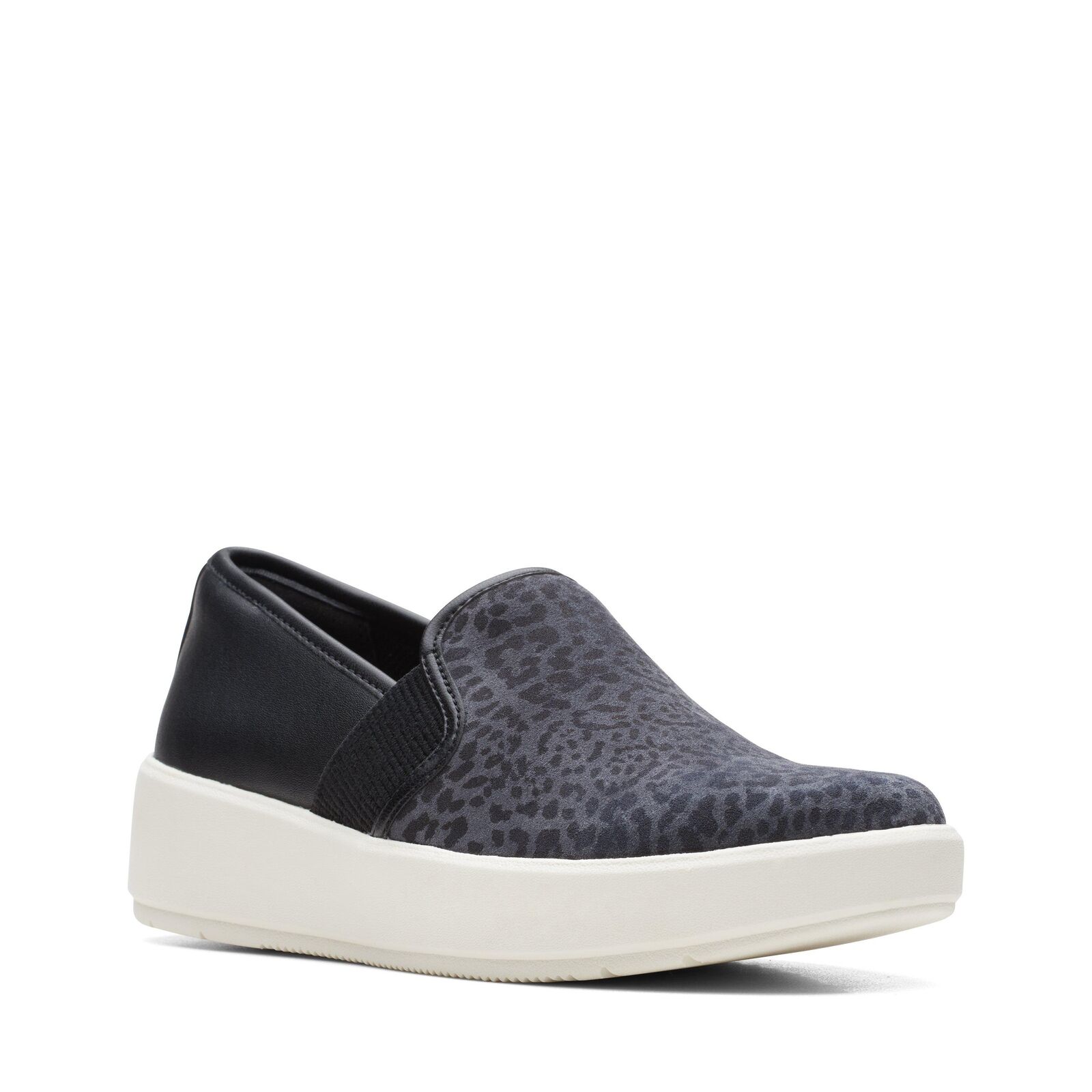 

Женские слипоны Clarks, черные, Черный