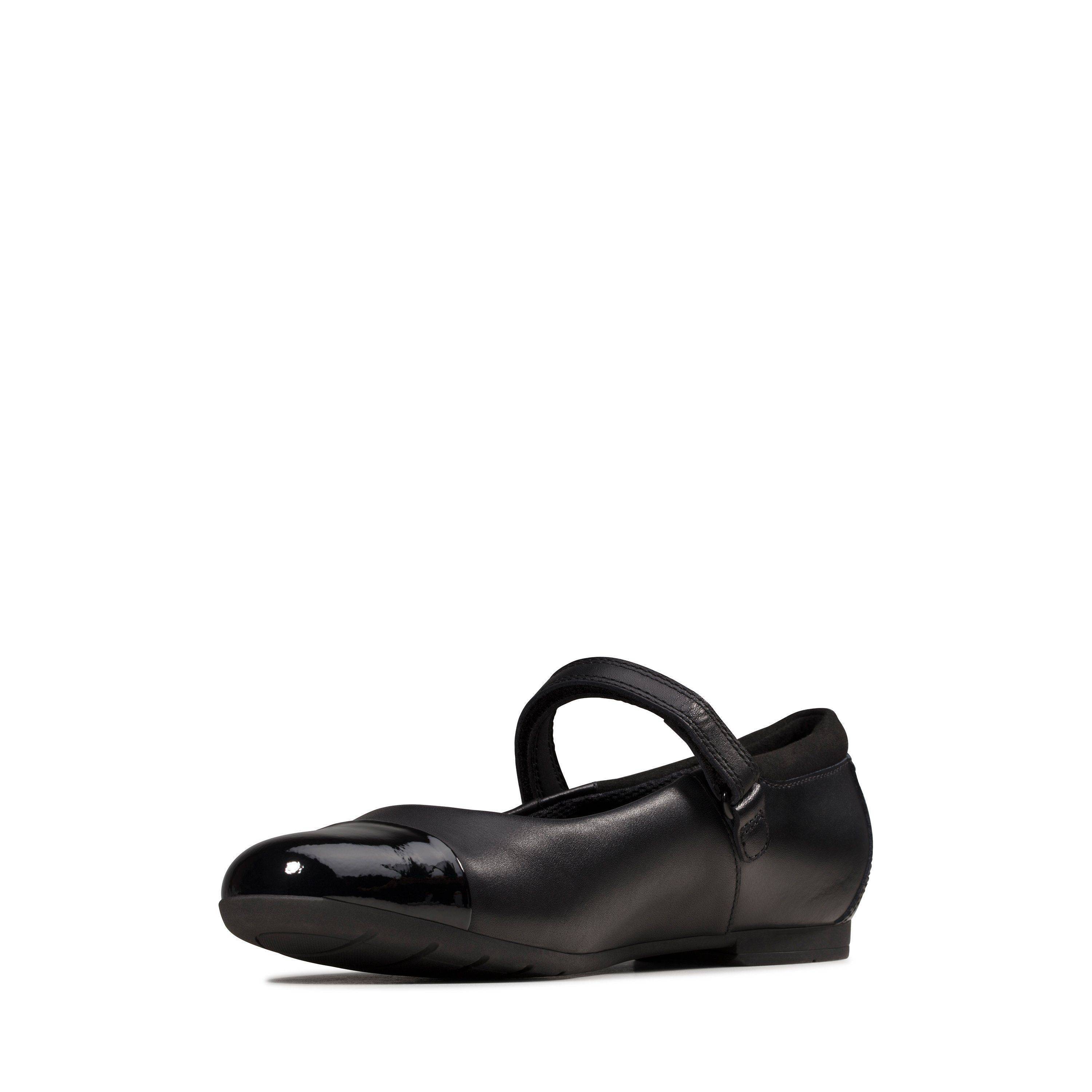 Купить Детские туфли на ремешке Clarks, цвет черный, Модель: Scala Gem ...