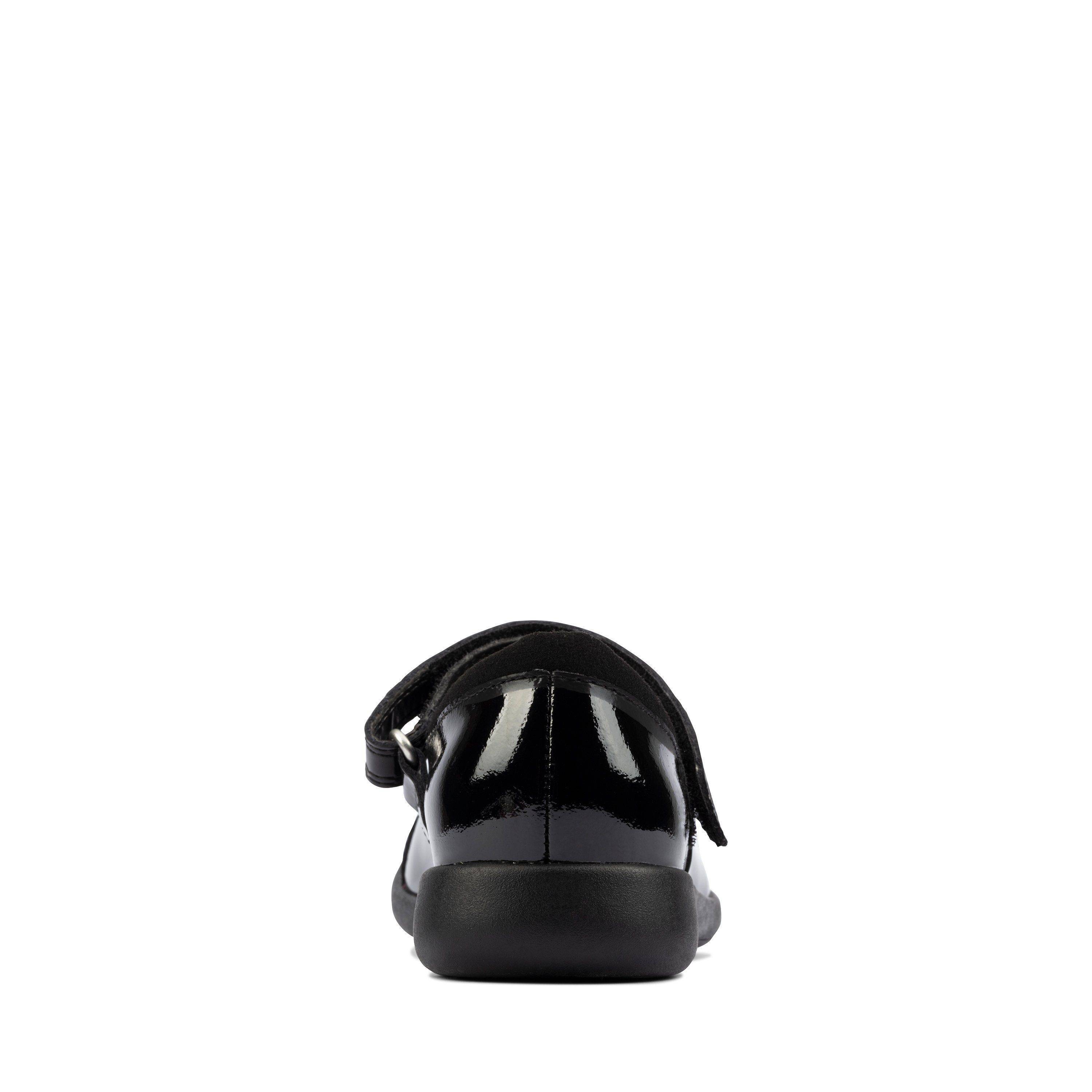 Детские туфли на ремешке Clarks (Etch Beam K 26161175), черные, цвет черный, размер 31 - фото 6