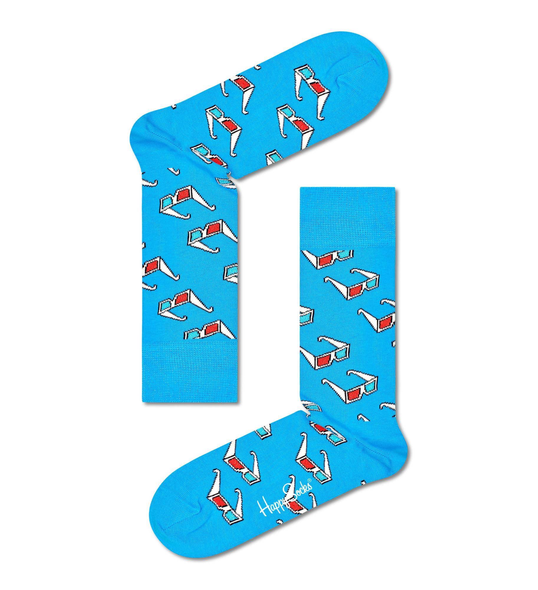 Носки Happy socks 3D Glasses Sock GLA01 6300, размер 29 - фото 1