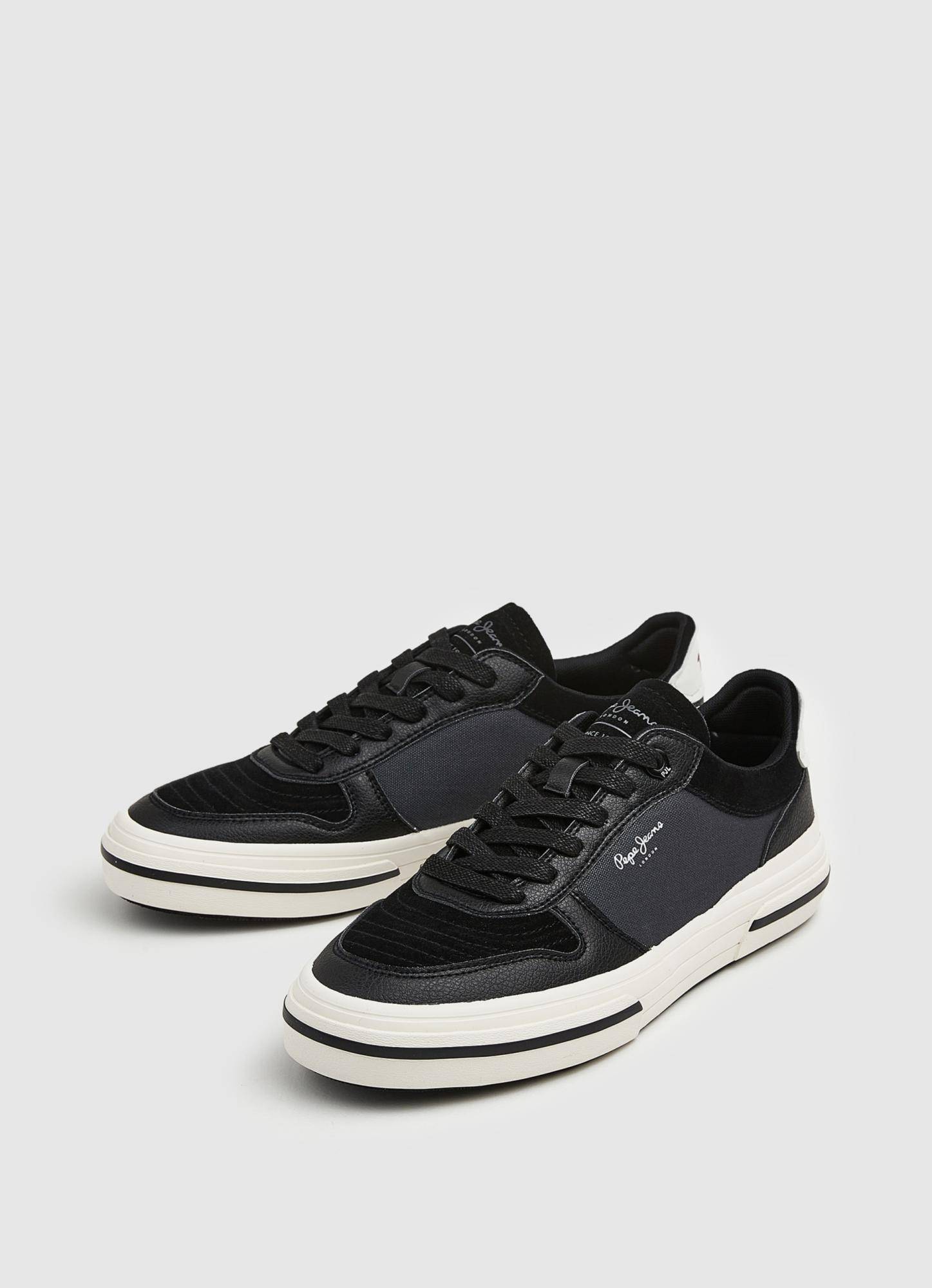 

Мужские кеды Pepe Jeans London (ALLEN ORIGINAL s_PMS30845), черные, Черный