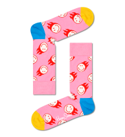 женских, мужских носки Happy socks collaboration Distorted Smiley Sock SMY01, цвет 