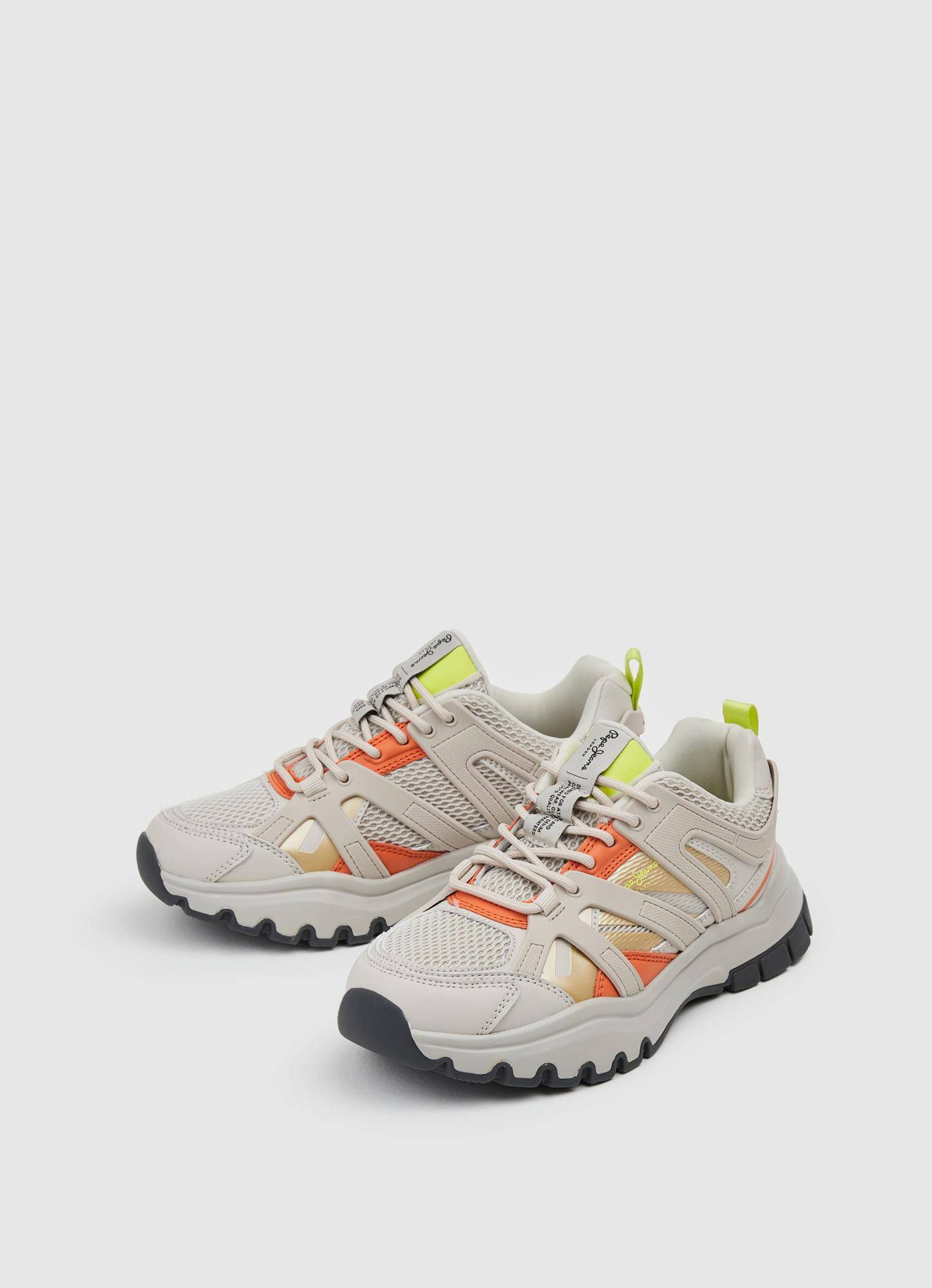 

Женские кроссовки Pepe Jeans London (BANKSY TRECK W 22 s_PLS31395), белые, Белый