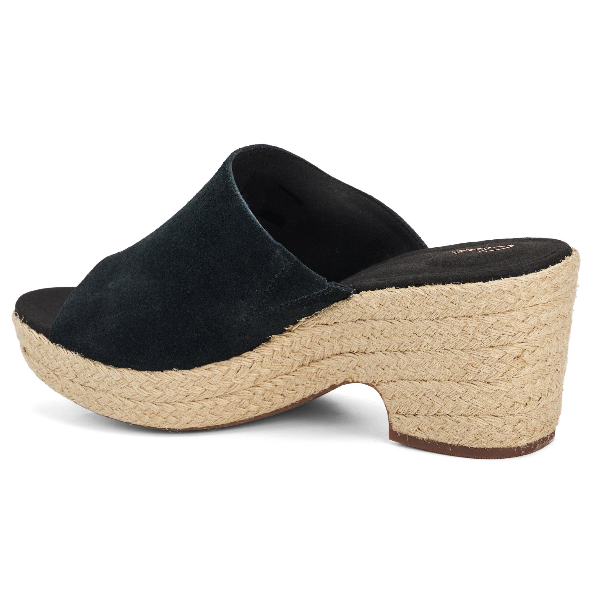 

Женские сабо Clarks(Maritsa Mule 26148347), черные, Черный