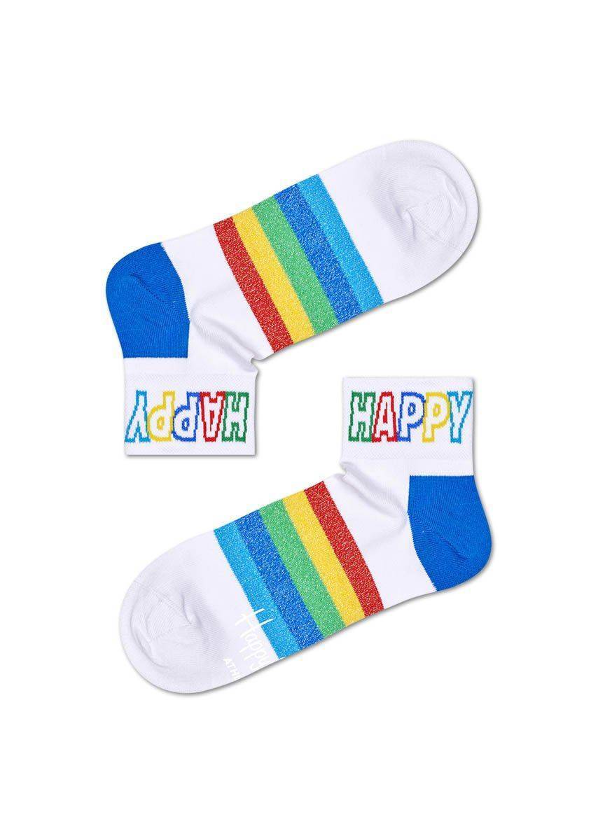 Носки Happy socks Rainbow Stripe 1/4 Crew Sock ATSTR13, размер 25 - фото 1