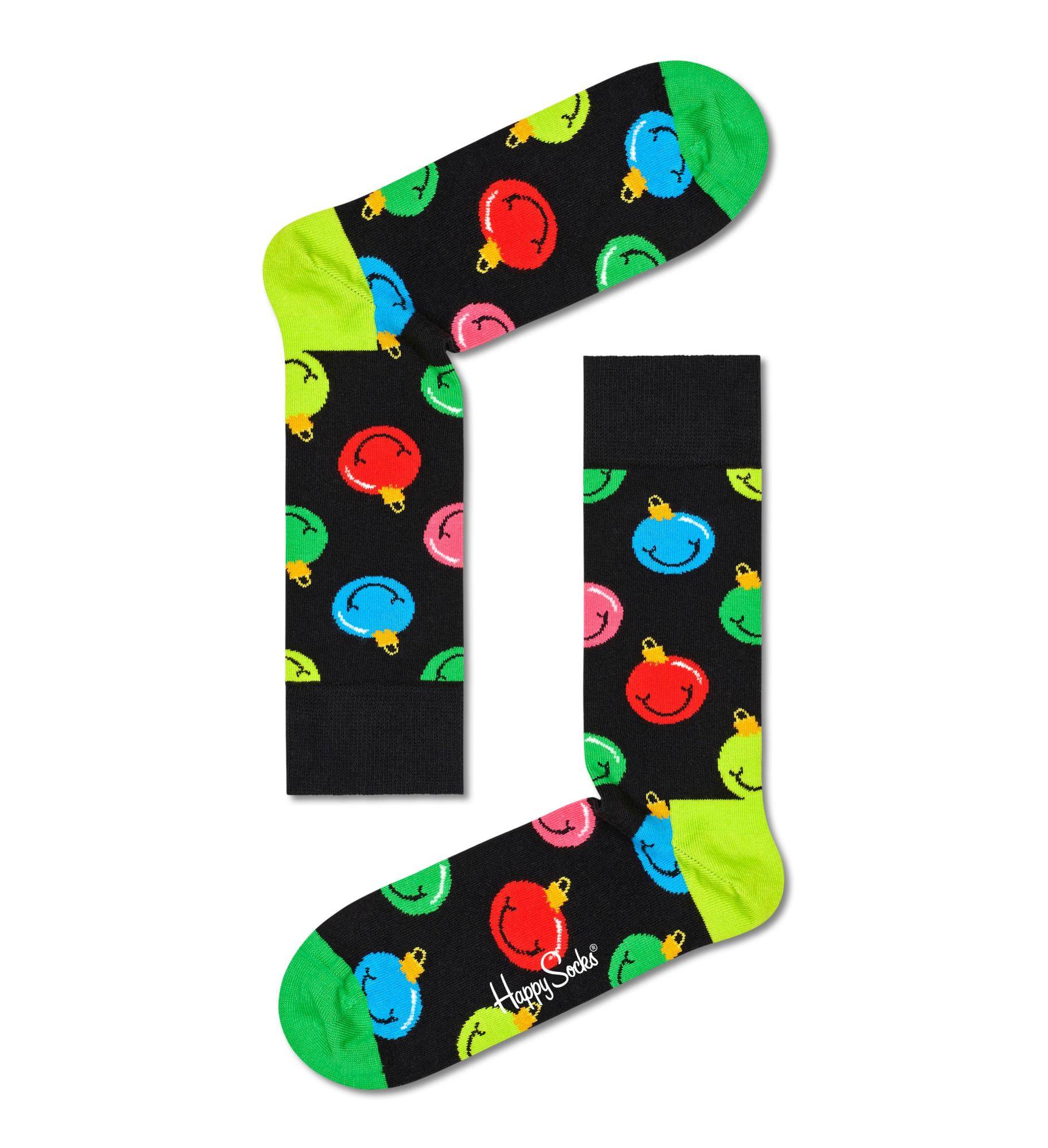 Носки Happy socks Jingle Smiley Sock JSS01 9300, размер 29