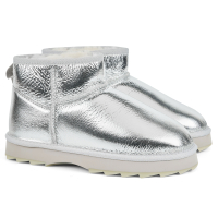 женские сапоги из овчины (угги) EMU Australia Sheepskin Fashion Sharky Micro Town W13154, цвет Серебряный