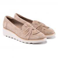 Женские лоферы Clarks(Sharon Dasher 26147634), песочные, арт: 26147634