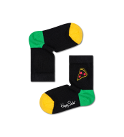 Kids Embroidery Pizza Slice Sock KBEPI01 - Kids Embroidery Pizza Slice Sock KBEPI01