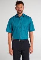  2376-64-K19K - Мужская рубашка ETERNA, бирюзовая