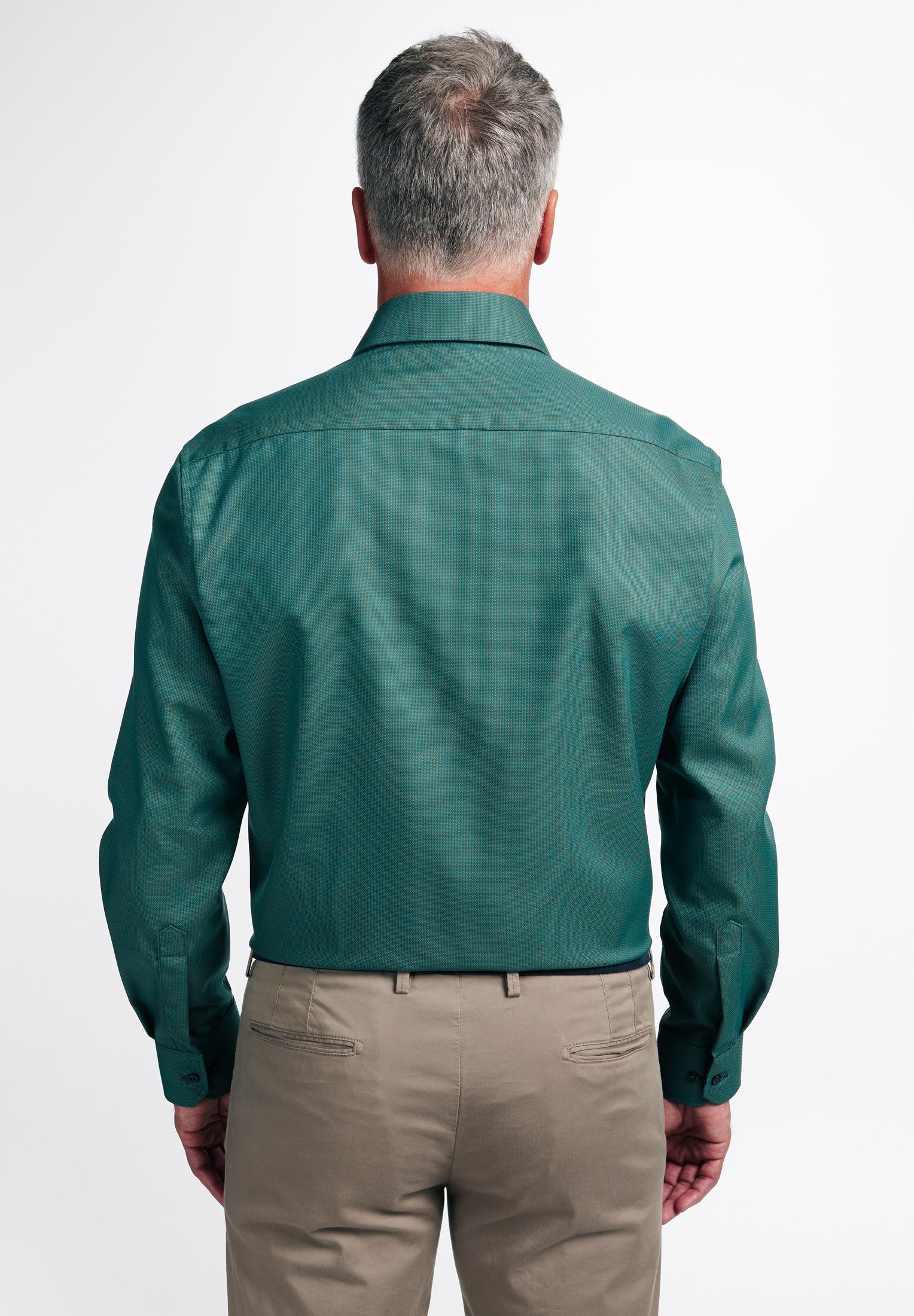 Мужская рубашка ETERNA, зеленая, цвет зеленый, размер 46 - фото 3