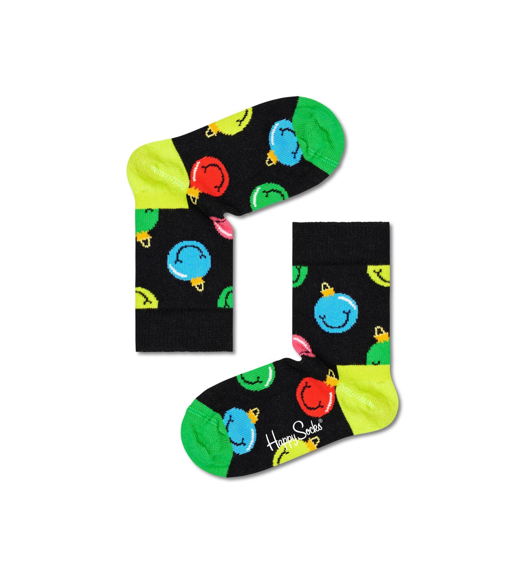 Носки Happy socks Kids Jingle Smiley Sock KJSM01 9300, размер 15 - фото 1