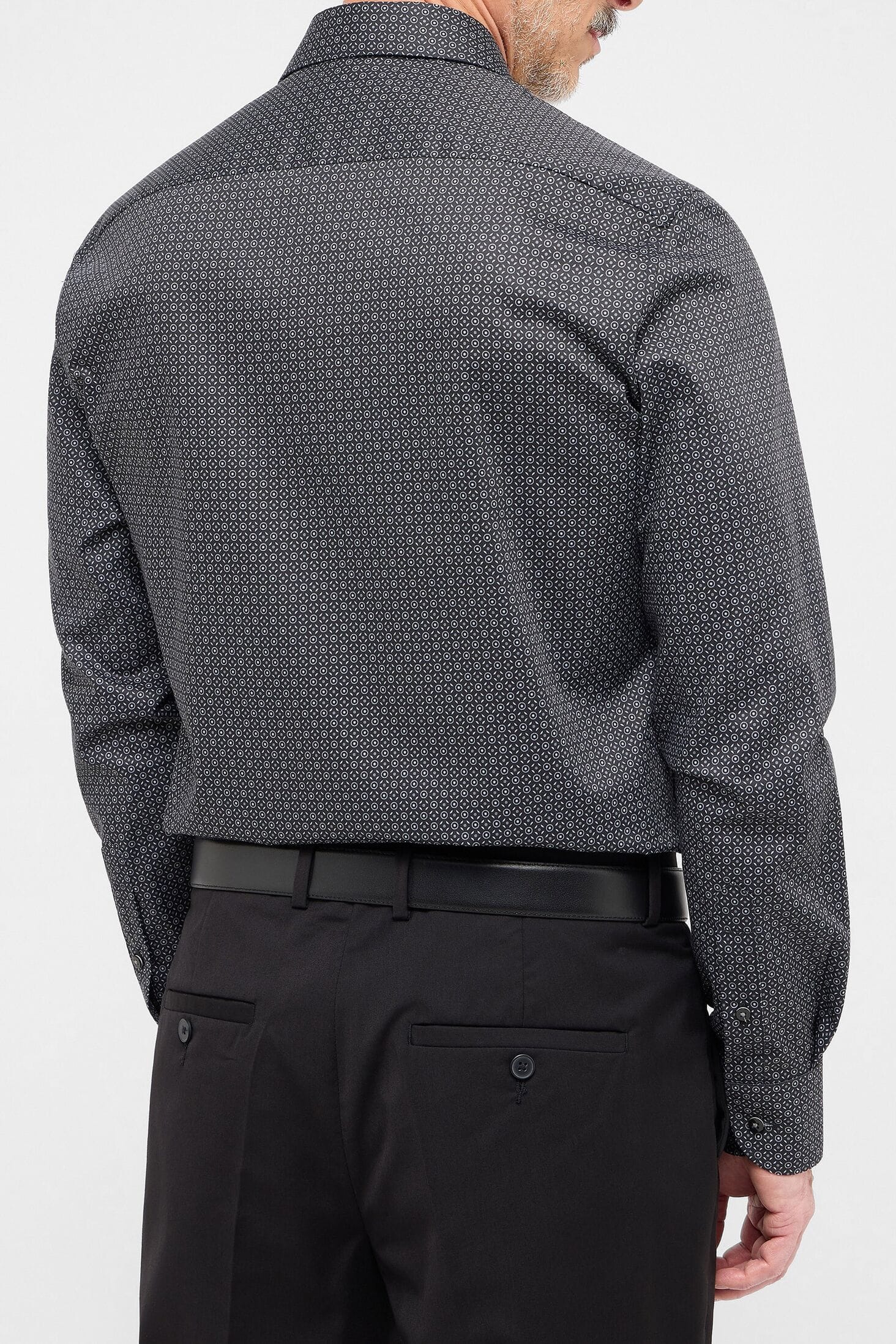 

Мужская рубашка ETERNA, серая, Серый