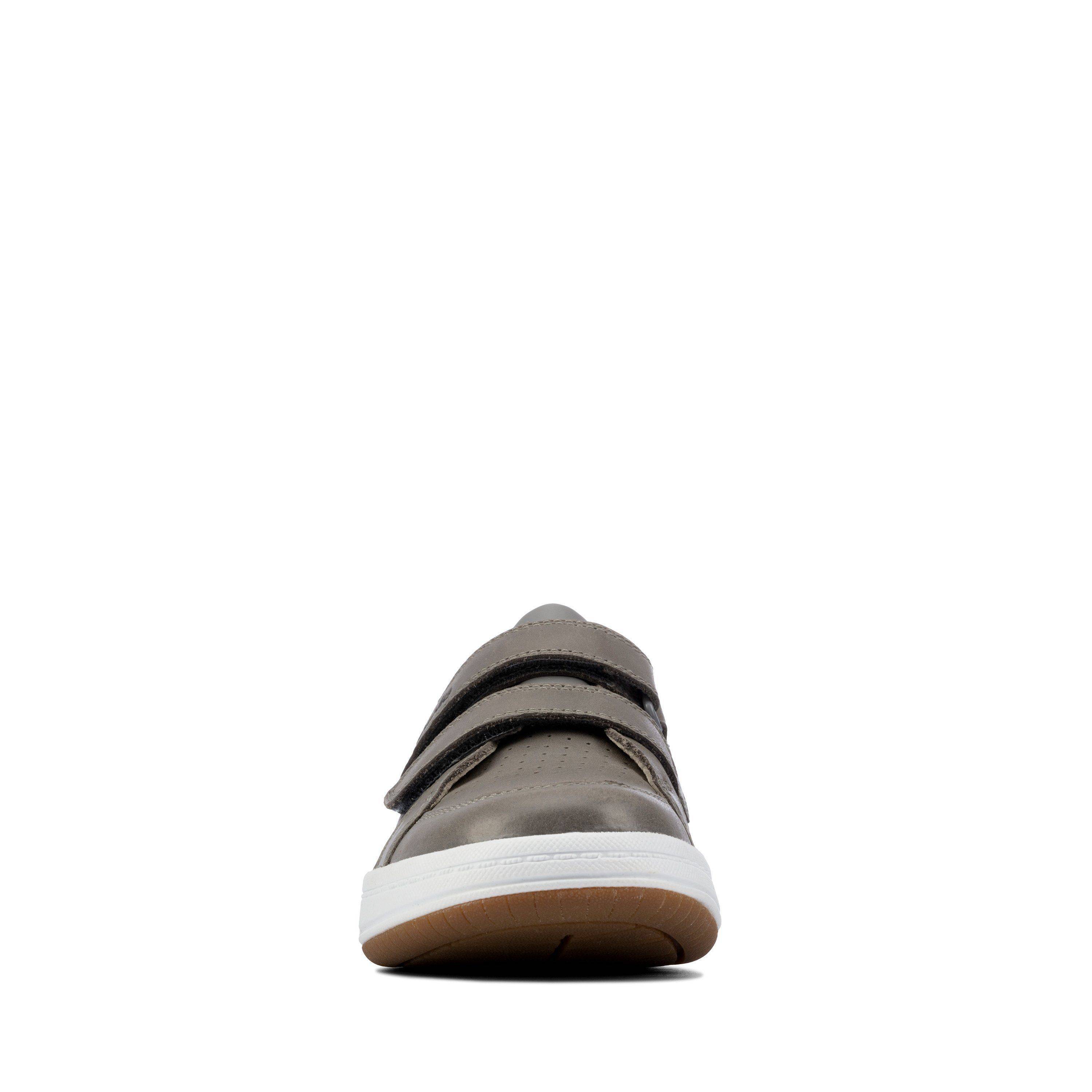 Детские кроссовки Clarks (Fawn Solo K 26162499), серые, цвет серый, размер 31 - фото 3