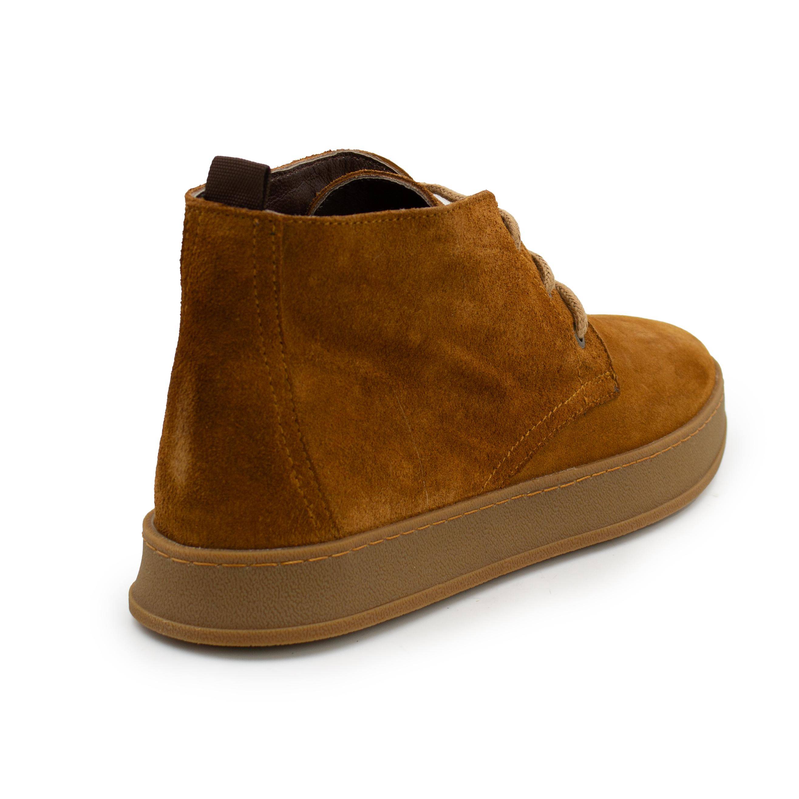 

Мужские высокие кеды Clarks, коньячные, Коньячный