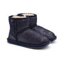 Детские полусапоги из овчины (угги) EMU Australia, синие, арт: K11856