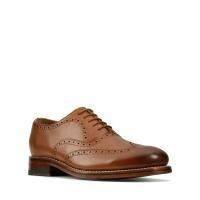 Мужские оксфорды брогированные Clarks(Craft368 Wing 26152167), коричневые, арт: 26152167