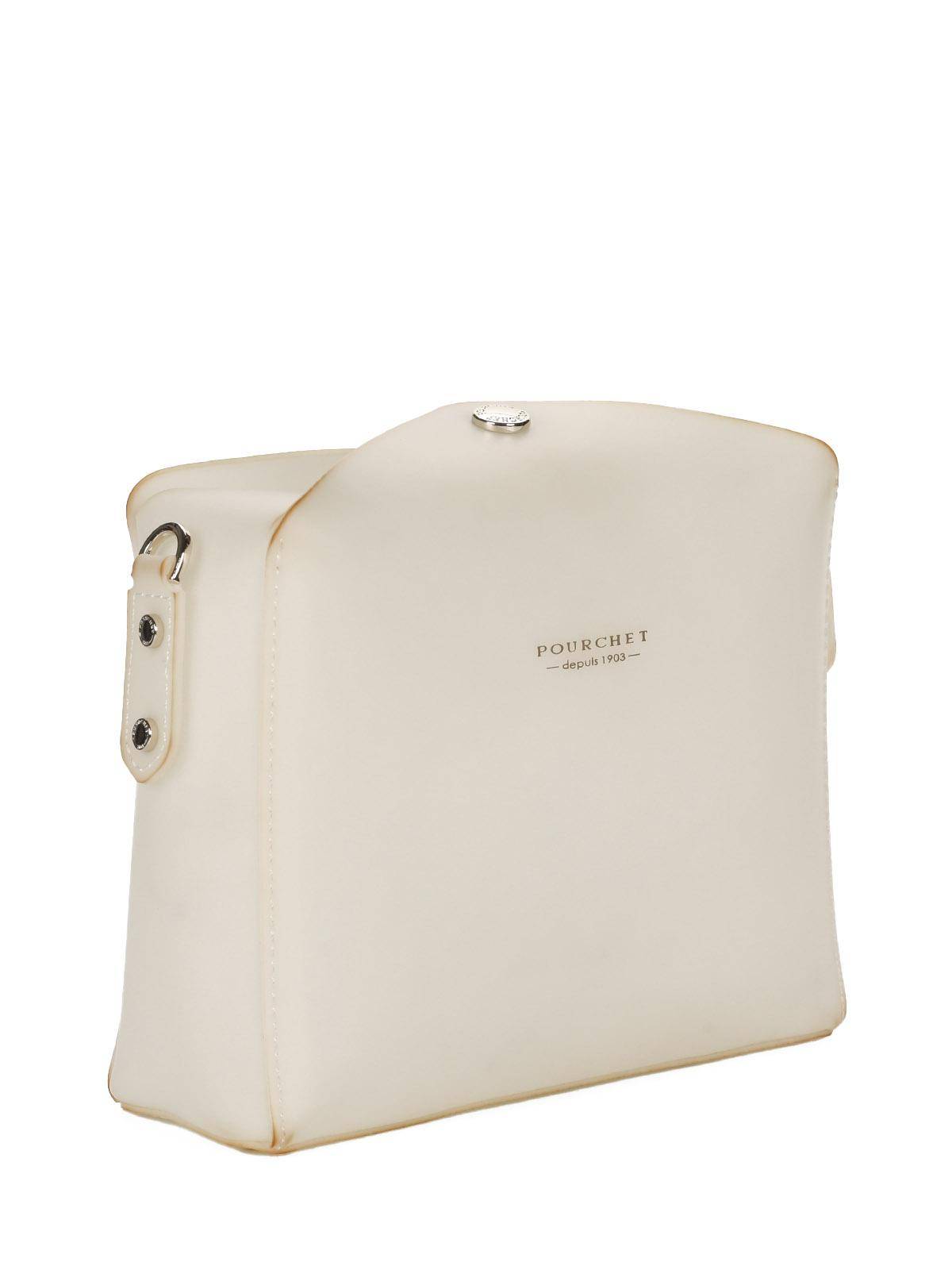 Кросс-боди Maison Pourchet Cassetta Gomme 86102, цвет белый, размер ONE SIZE - фото 2